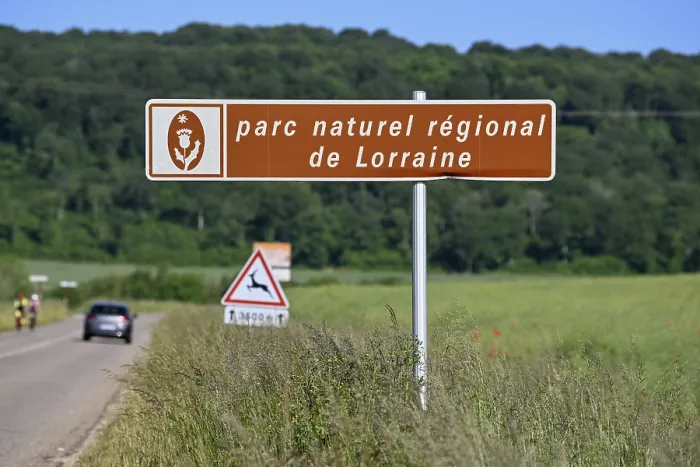 Framed Print : Sign Parc naturel regional de Lorraine Framed Print : Sign Parc naturel regional de Lorraine