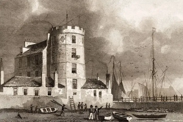 Framed Print : The Signal Tower, Leith Harbour