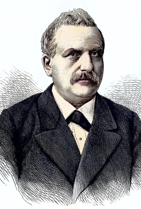 Framed Print : Simeon Bavier, 1825, 1896, a Swiss civil engineer