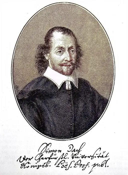 Framed Print : Simon Dach, 29 July 1605, 15 April 1659 Framed Print : Simon Dach, 29 July 1605, 15 April 1659