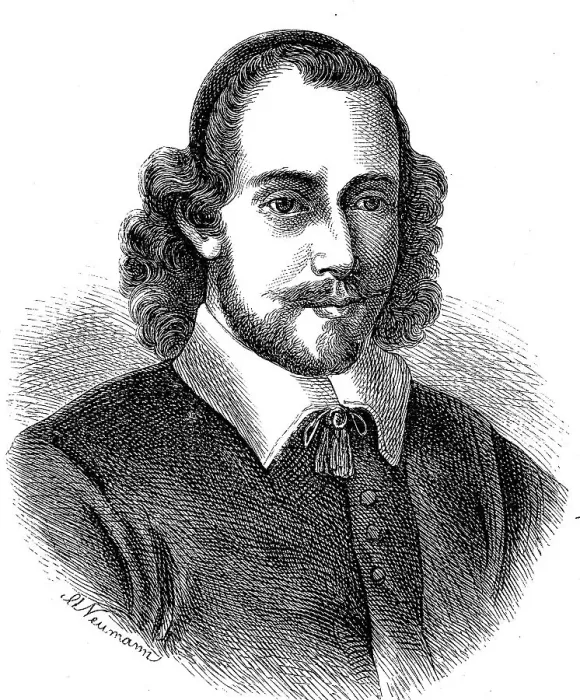 Framed Print : Simon Dach, 29 July 1605, 15 April 1659