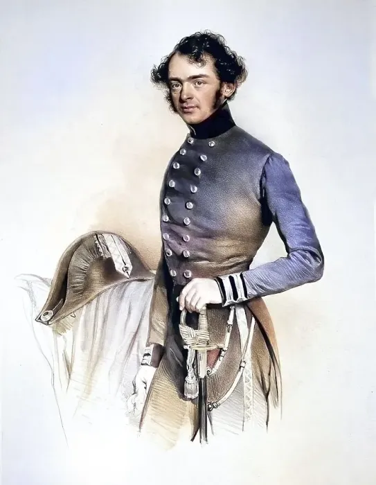Framed Print : Simon Deer, Dr med. (1805-1890)
