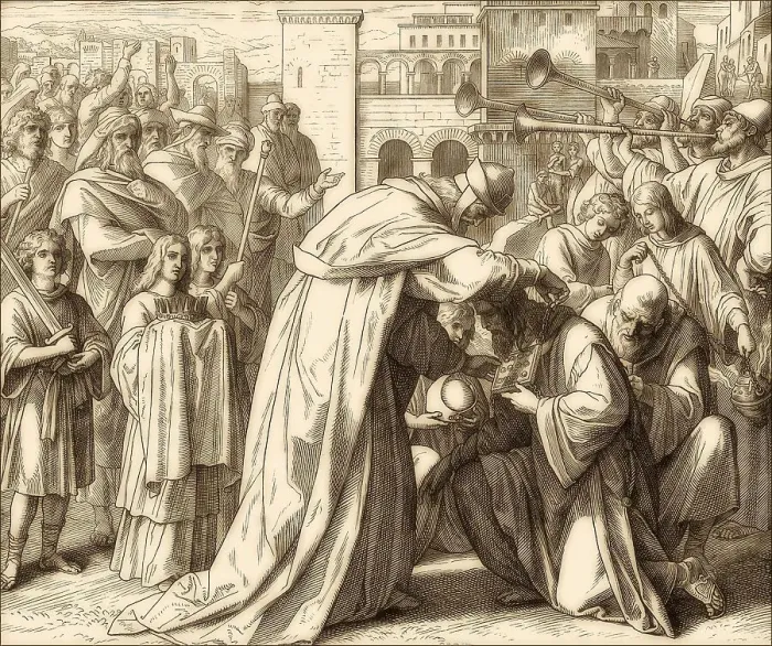 Framed Print : Simon Maccabee Made High Priest