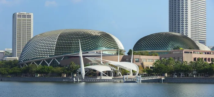 Framed Print : SINGAPORE, MAY 8: Esplanade a Theatres on the Bay concert hall (also nicknamed Durian) at Waterfront Framed Print : SINGAPORE, MAY 8: Esplanade a Theatres on the Bay concert hall (also nicknamed Durian) at Waterfront
