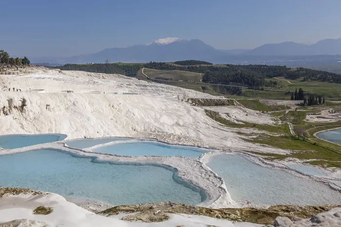 Framed Print : Sintered limestone terraces of Pamukkale Framed Print : Sintered limestone terraces of Pamukkale