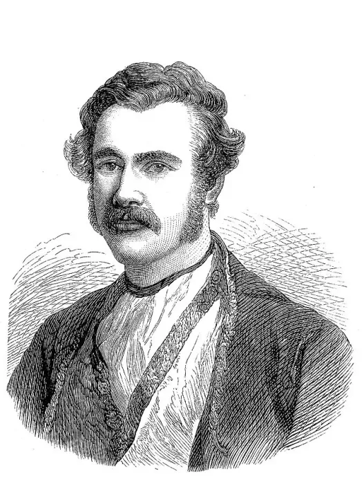 Framed Print : Sir Austen Henry Layard, 5 March 1817