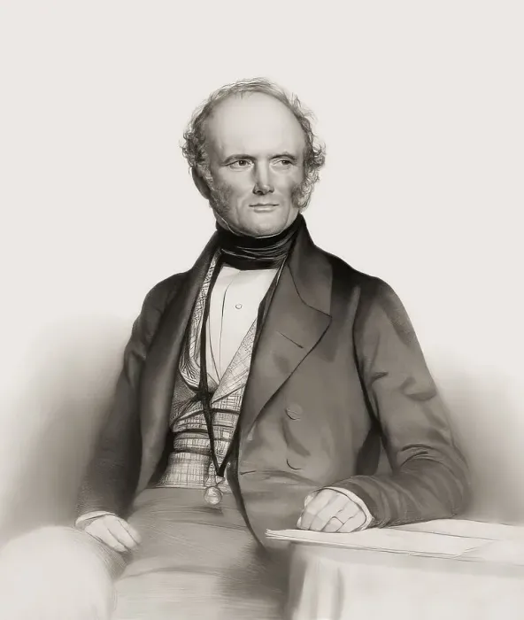 Framed Print : Sir Charles Lyell, 1st Baronet