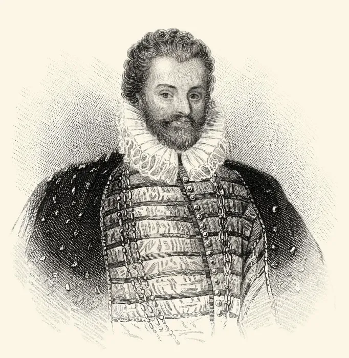 Framed Print : Sir Christopher Hatton, 1540-1591