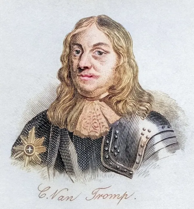 Framed Print : Sir Cornelus Martinus Tromp 1st Baronet