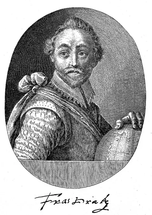 Framed Print : Sir Francis Drake, 1540, 1596, English privateer and explorer