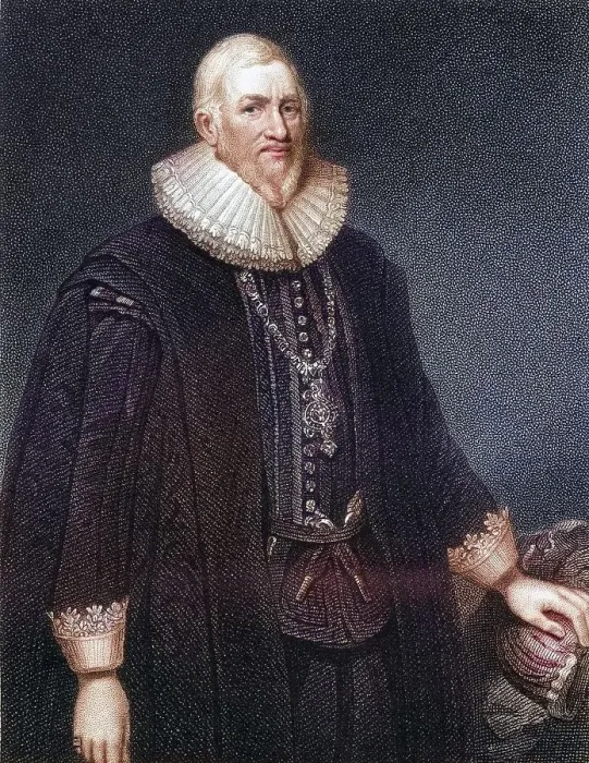 Framed Print : Sir Hugh Middleton or Myddelton (ca)