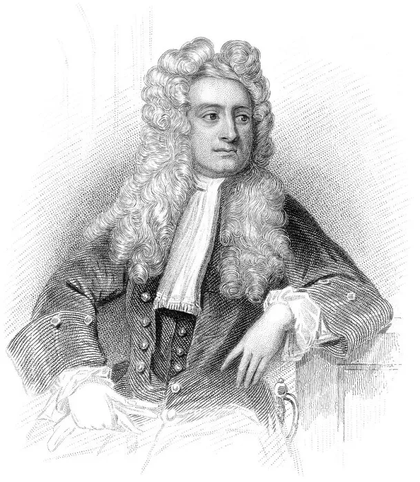 Framed Print : Sir Isaac Newton, 1642-1726, englischer Physiker und Mathematiker
