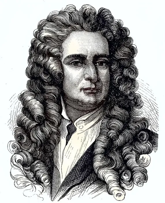 Framed Print : Sir Isaac Newton, 1642, 1726, was an English mathematician