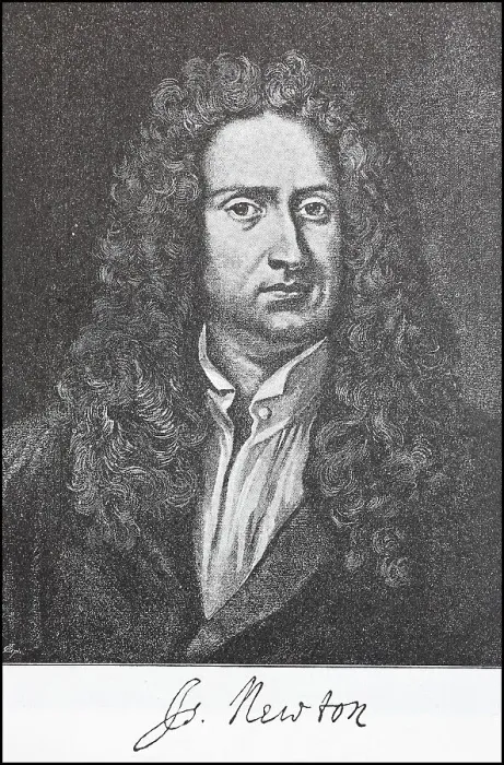 Framed Print : Sir Isaac Newton, 4 January 1643