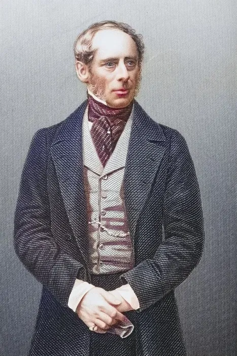 Framed Print : Sir John Somerset Pakington (formerly Somerset Russell)