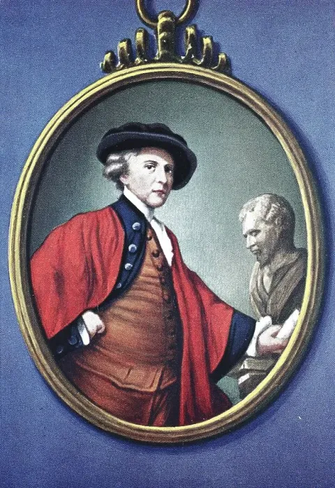 Framed Print : Sir Joshua Reynold, 16 July 1723