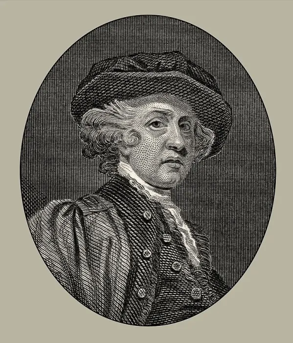 Framed Print : Sir Joshua Reynolds, 1723-1792, englischer Maler Framed Print : Sir Joshua Reynolds, 1723-1792, englischer Maler