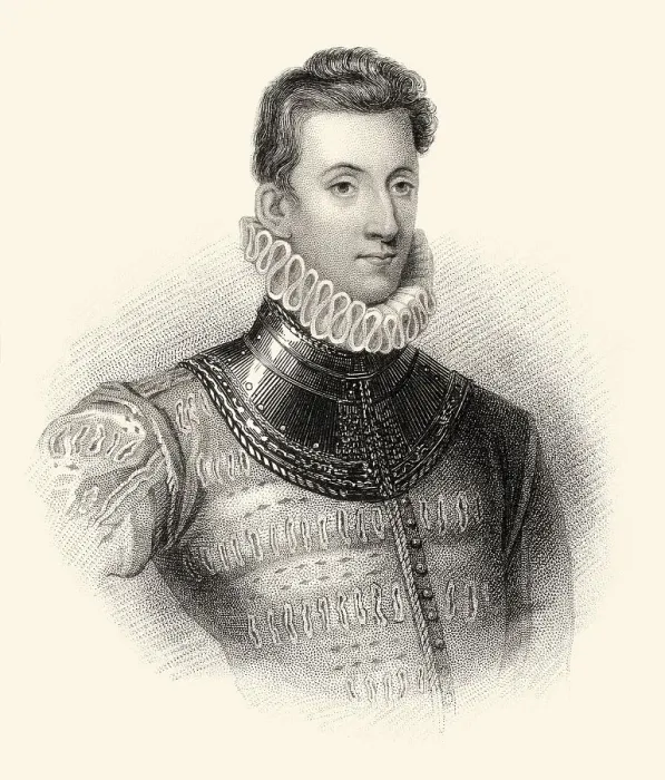 Framed Print : Sir Philip Sidney, 1554-1586, englischer Dichter