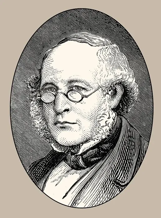 Framed Print : Sir Rowland Hill, 1795-1879, an English teacher