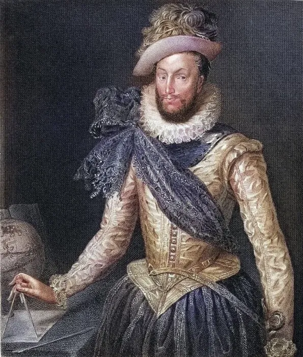 Framed Print : Sir Walter Raleigh (1554-1618) Framed Print : Sir Walter Raleigh (1554-1618)