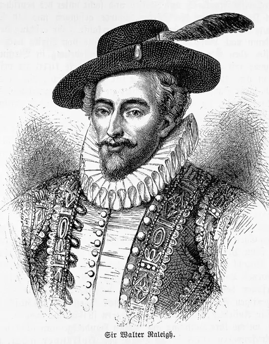 Framed Print : Sir Walter Raleigh, England, portrait