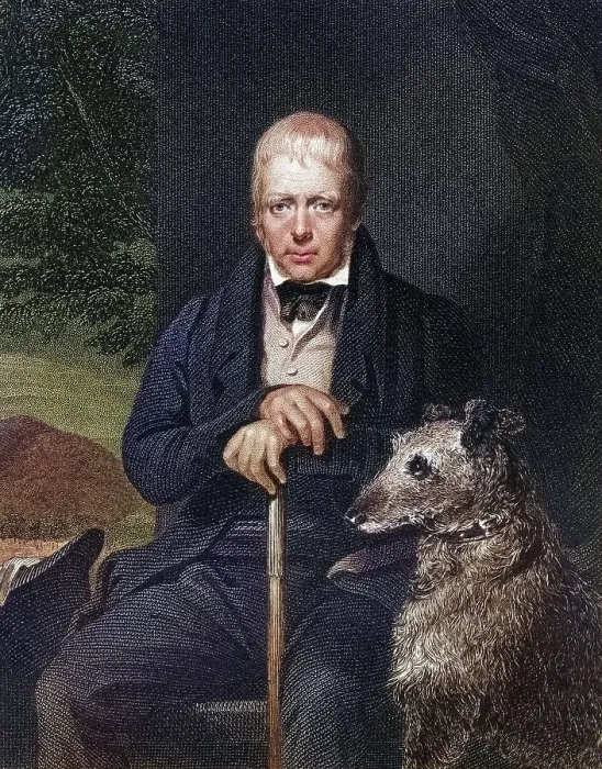 Framed Print : Sir Walter Scott 1771 to 1832 Scottish novelist