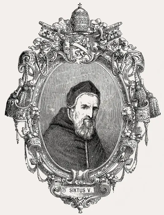 Framed Print : Sixtus V or Felice Peretti di Montalto