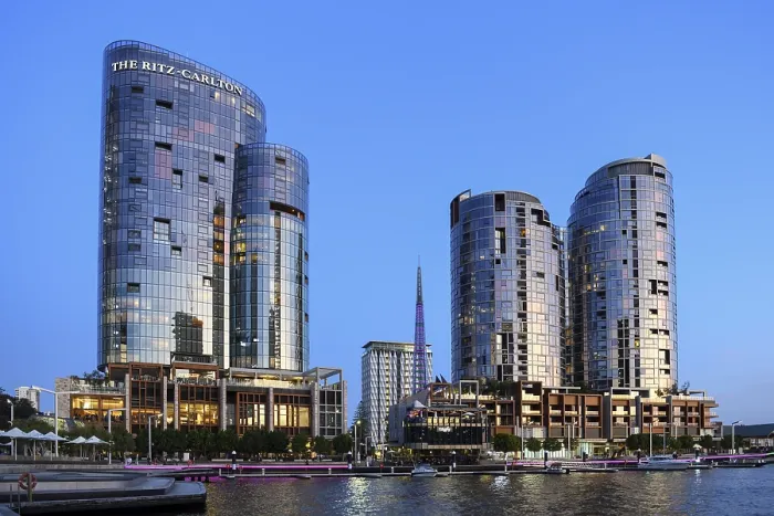 Framed Print : Skyline at Elisabeth Quay, blue hour Framed Print : Skyline at Elisabeth Quay, blue hour