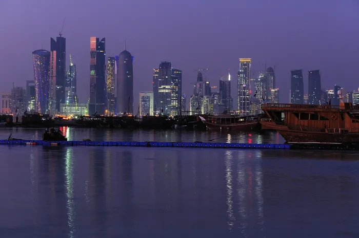 Framed Print : Skyline of New Town business district Framed Print : Skyline of New Town business district
