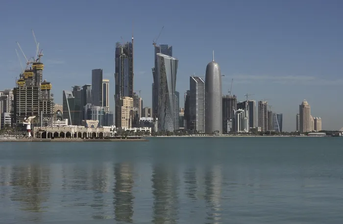 Framed Print : Skyline, West Bay District, Doha