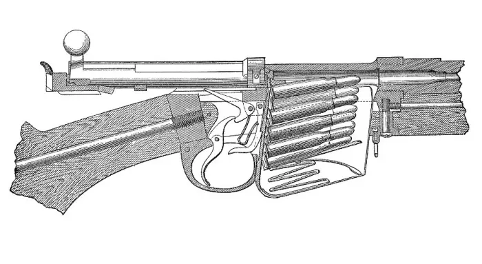 Framed Print : Small arms 1895: English rifle M89 Framed Print : Small arms 1895: English rifle M89