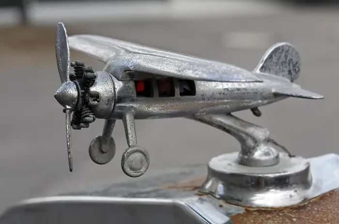 Framed Print : Small plane with a propeller and an air-cooled radial engine