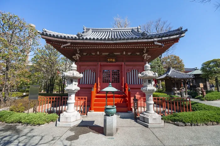 Framed Print : Small red pavilion, Buddhist temple complex Framed Print : Small red pavilion, Buddhist temple complex