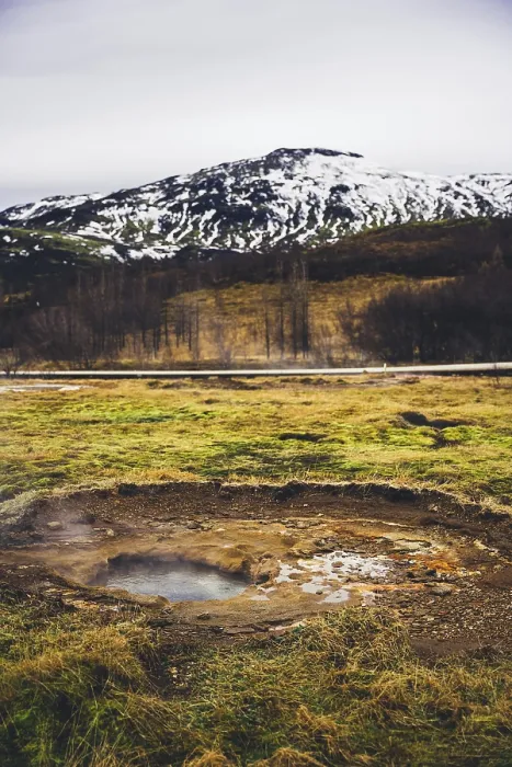 Framed Print : A small steaming geothermal spring in the Haukadalur Valley Framed Print : A small steaming geothermal spring in the Haukadalur Valley