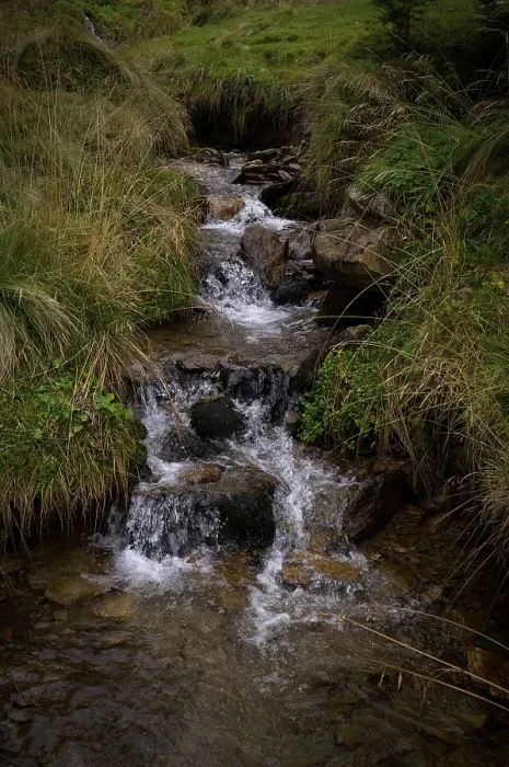 Framed Print : Small torrent, Almenweg, Klammeben