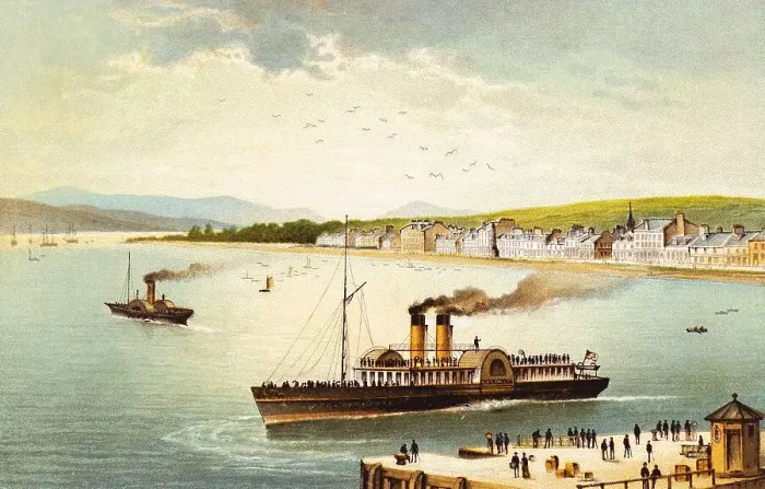 Framed Print : Small town Helensburgh, Helensburg