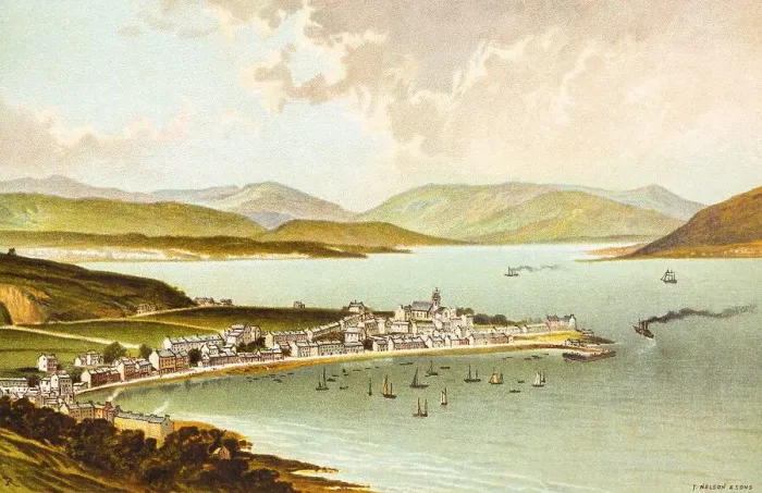 Framed Print : Small town Largs, Firth of Clyde Framed Print : Small town Largs, Firth of Clyde