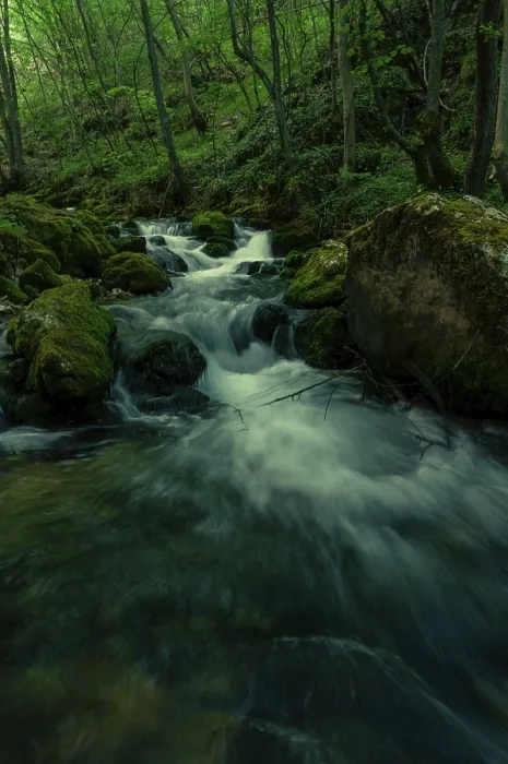 Framed Print : Small waterfalls on the Bigar river