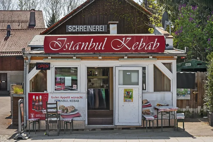 Framed Print : Snack bar, Istanbul Kebab, Grunwald