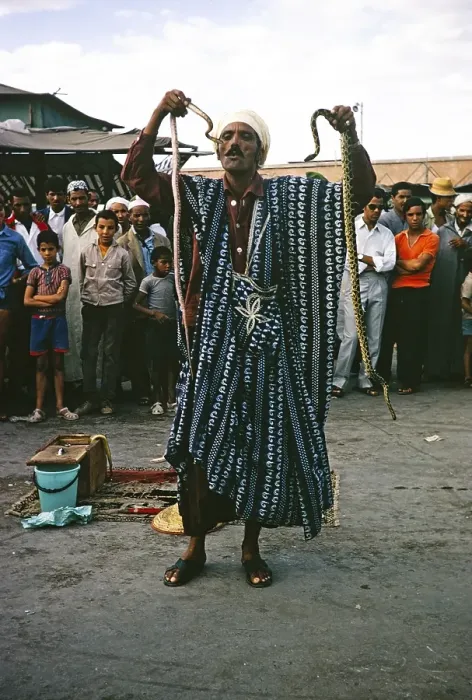 Framed Print : Snake charmer on Jemaa el Fnaa Square, Marrakech, Morocco, North Africa 1971, Africa Framed Print : Snake charmer on Jemaa el Fnaa Square, Marrakech, Morocco, North Africa 1971, Africa