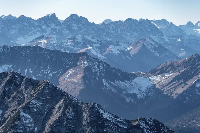 Framed Print : Snow-covered Alps and mountains Framed Print : Snow-covered Alps and mountains