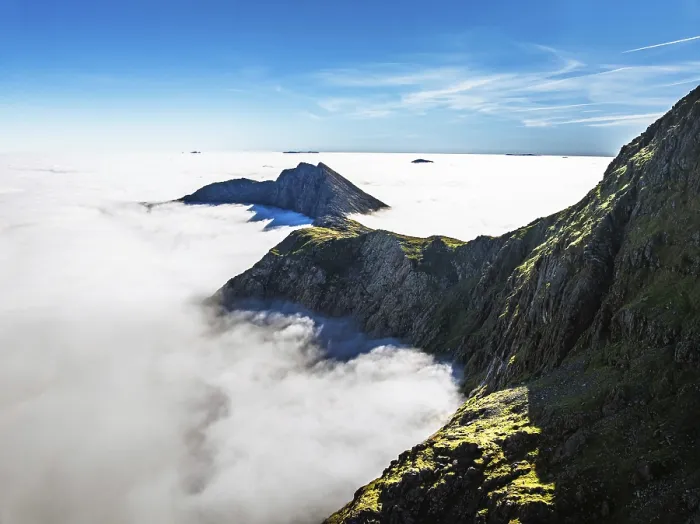 Framed Print : Snowdon Massif from a drone, Snowdon Range Framed Print : Snowdon Massif from a drone, Snowdon Range