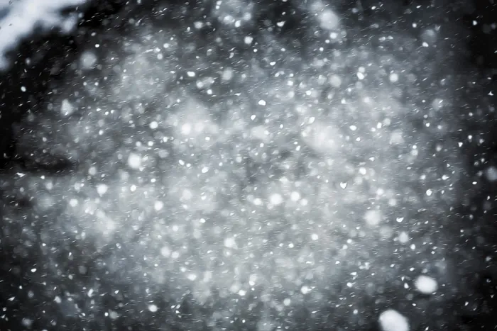 Framed Print : Snowflakes at night, blowing snow Framed Print : Snowflakes at night, blowing snow