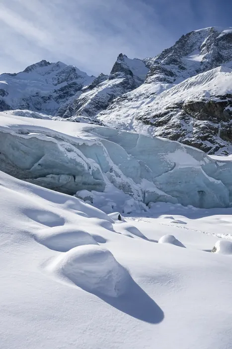 Framed Print : Snowy glacier, Morteratsch Glacier Framed Print : Snowy glacier, Morteratsch Glacier