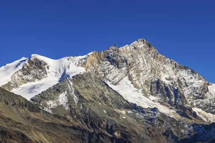 Framed Print : Snowy peak of Weisshorn mountain Framed Print : Snowy peak of Weisshorn mountain