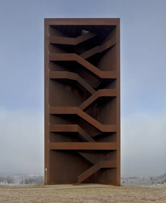 Framed Print : So-called Rusty Nail, built in 2008 by S