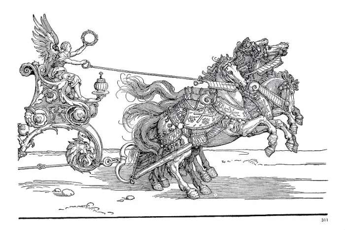 Framed Print : The so-called Small Triumphal Chariot