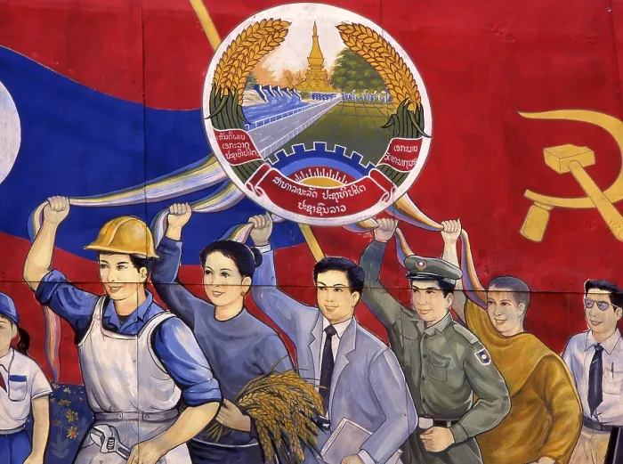 Framed Print : Socialist realism is a style of realistic art which was developed in the Soviet Union