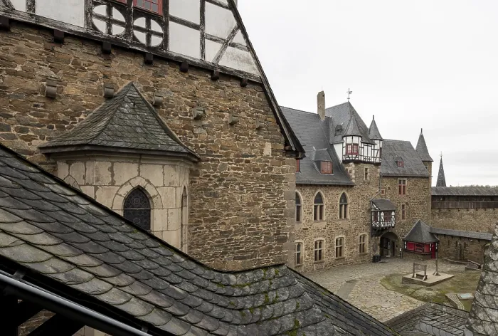 Framed Print : Solingen, castle Burg an der Wupper