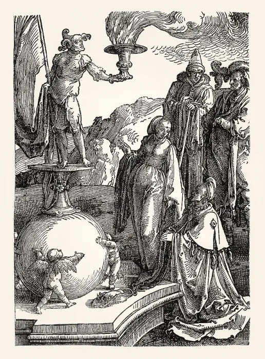 Framed Print : Solomon's Idolatry, 16th century